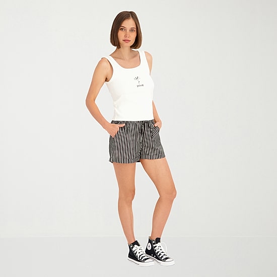 VOLCOM Womens Mid Rise Juniors Pull-On Short