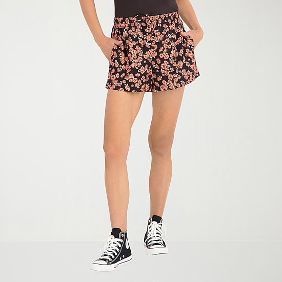 VOLCOM Womens Juniors Pull-On Short