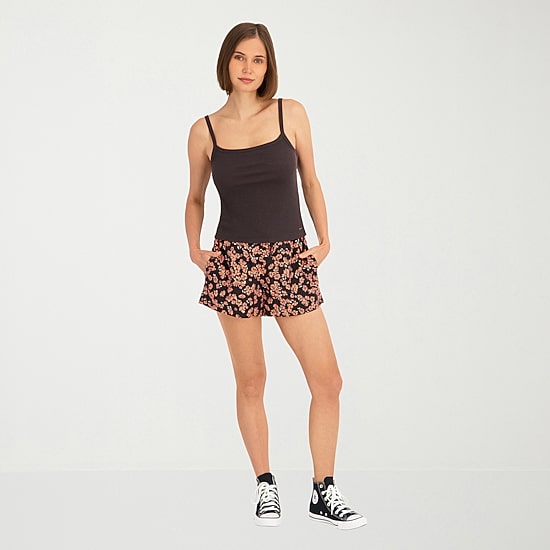 VOLCOM Womens Juniors Pull-On Short