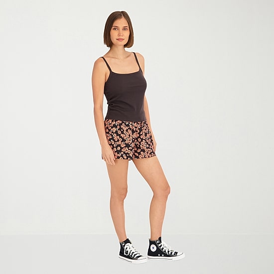 VOLCOM Womens Juniors Pull-On Short