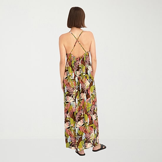 VOLCOM Womens Juniors V Neck Sleeveless Sundress