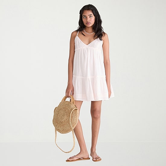 AEROPOSTALE Womens Juniors V Neck Sleeveless Spaghetti Straps Fit + Flare Dress