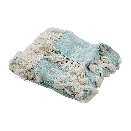 LR Home Mason Bordered Washable Throw