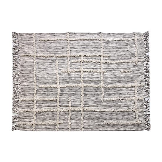 LR Home Ezra Stripe Washable Throw