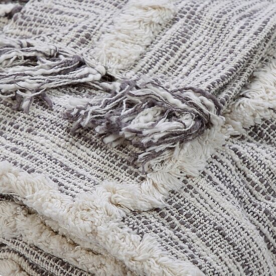 LR Home Ezra Stripe Washable Throw
