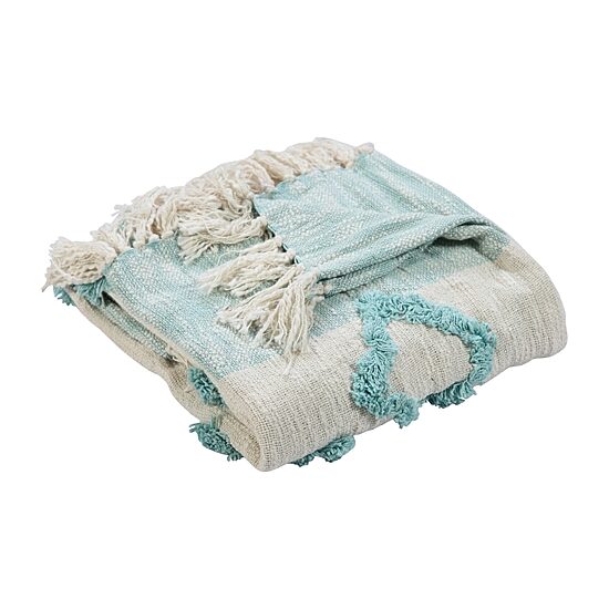 LR Home Hudson Diamond Washable Throw