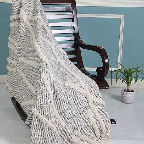 LR Home Luca Diamond Washable Throw