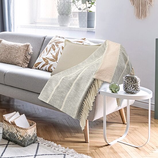 LR Home Irish Stripe Washable Throw