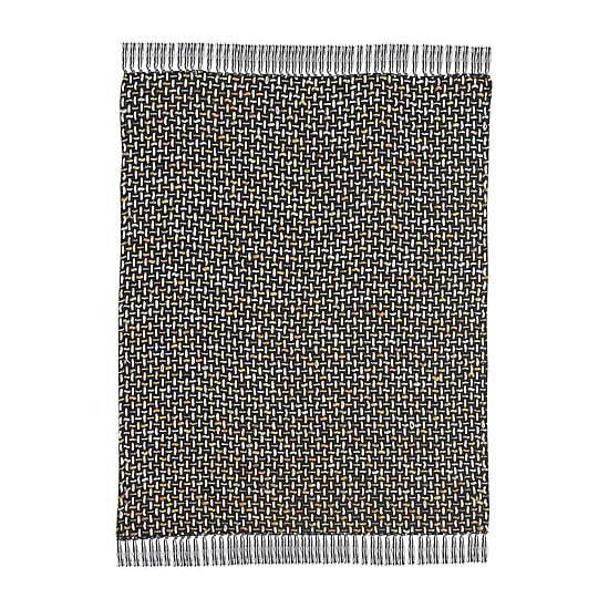 LR Home Rony Geometric Washable Throw