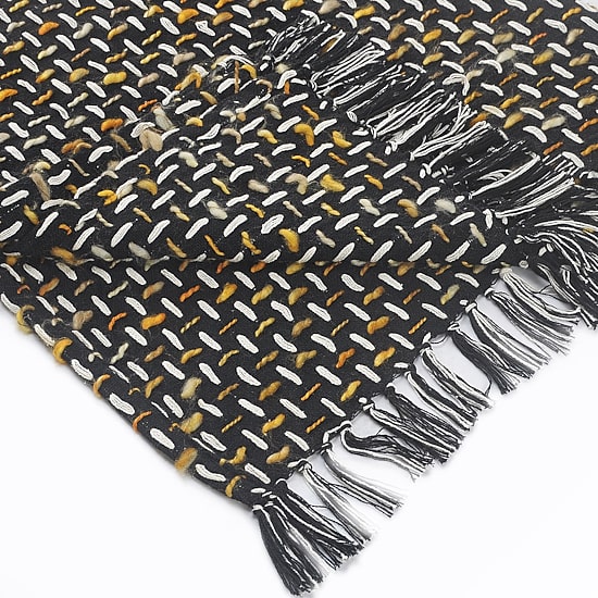 LR Home Rony Geometric Washable Throw