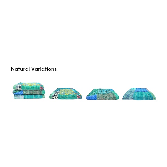 LR Home Kher Patchwork Midweight Throw