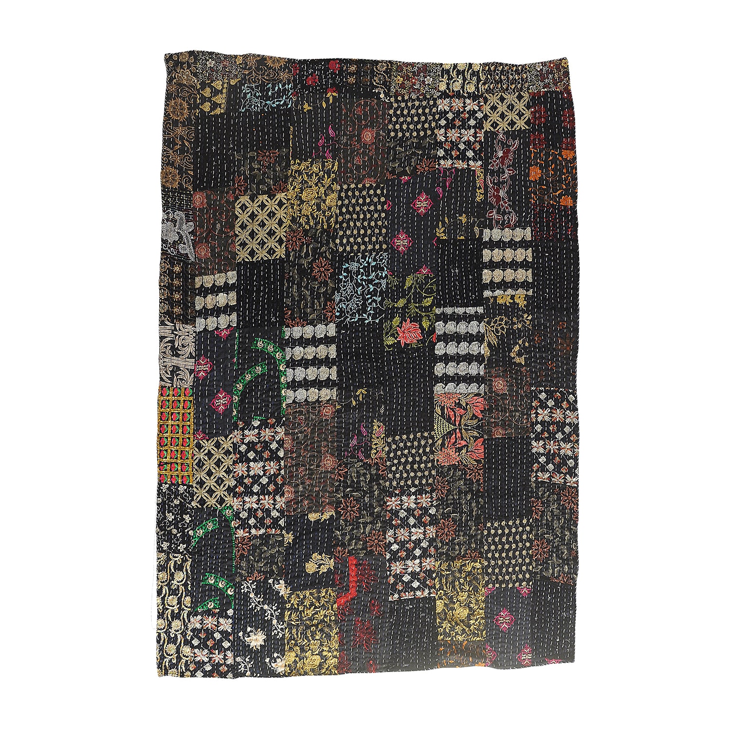 LR Home Kher Patchwork Midweight Throw