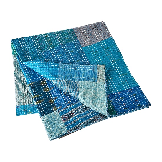 LR Home Kher Patchwork Midweight Throw
