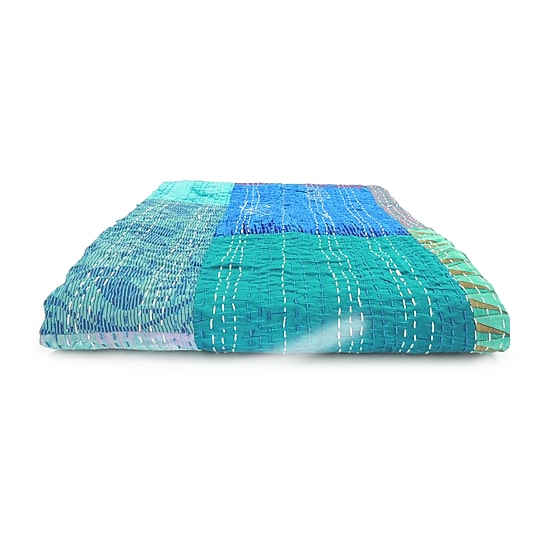 LR Home Kher Patchwork Midweight Throw