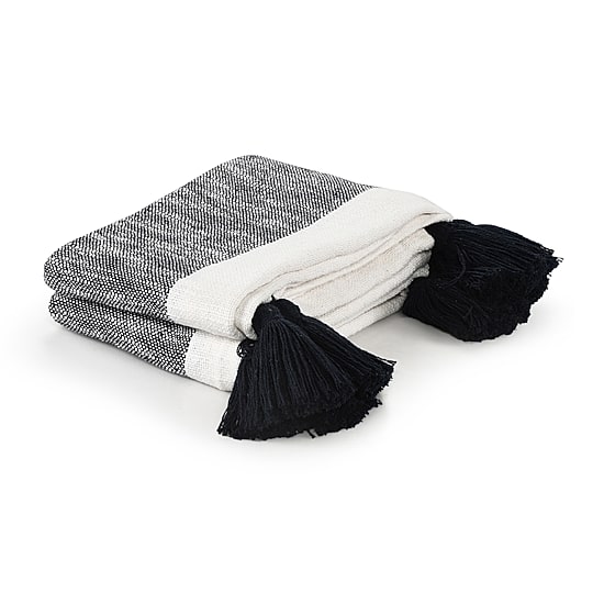 LR Home Bolly Stripe Washable Throw