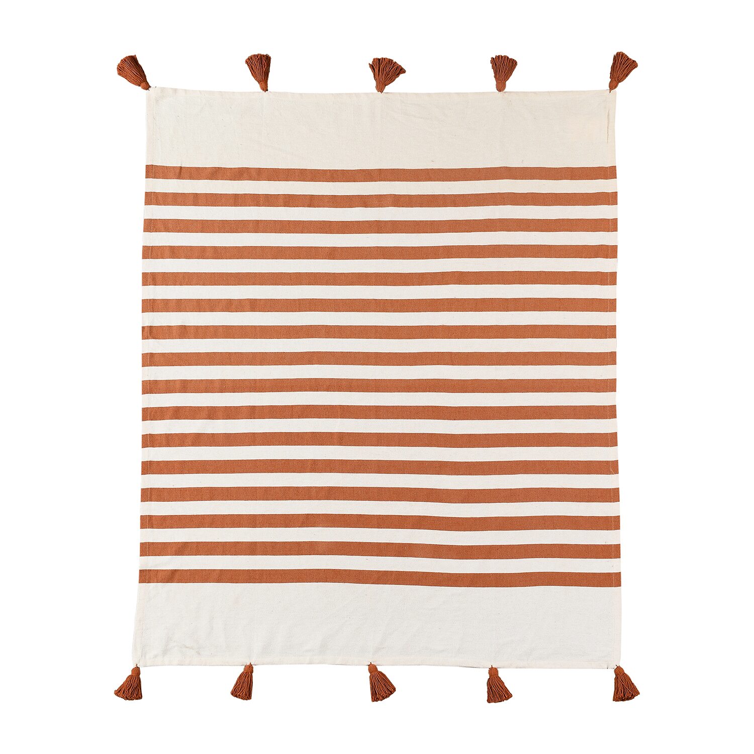 LR Home Hanny Striped Washable REVERSIBLE Throw
