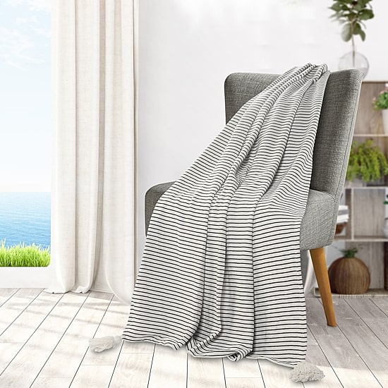 LR Home Elias Stripe Throw