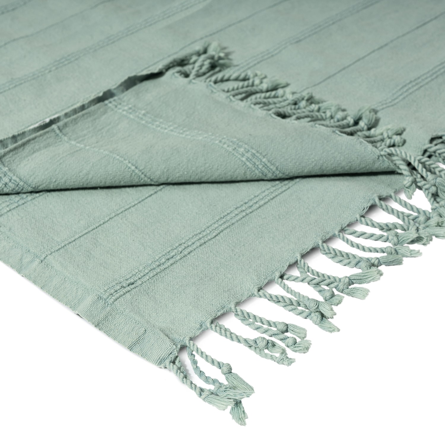 LR Home Silvia Stripe Washable Reversible Throw