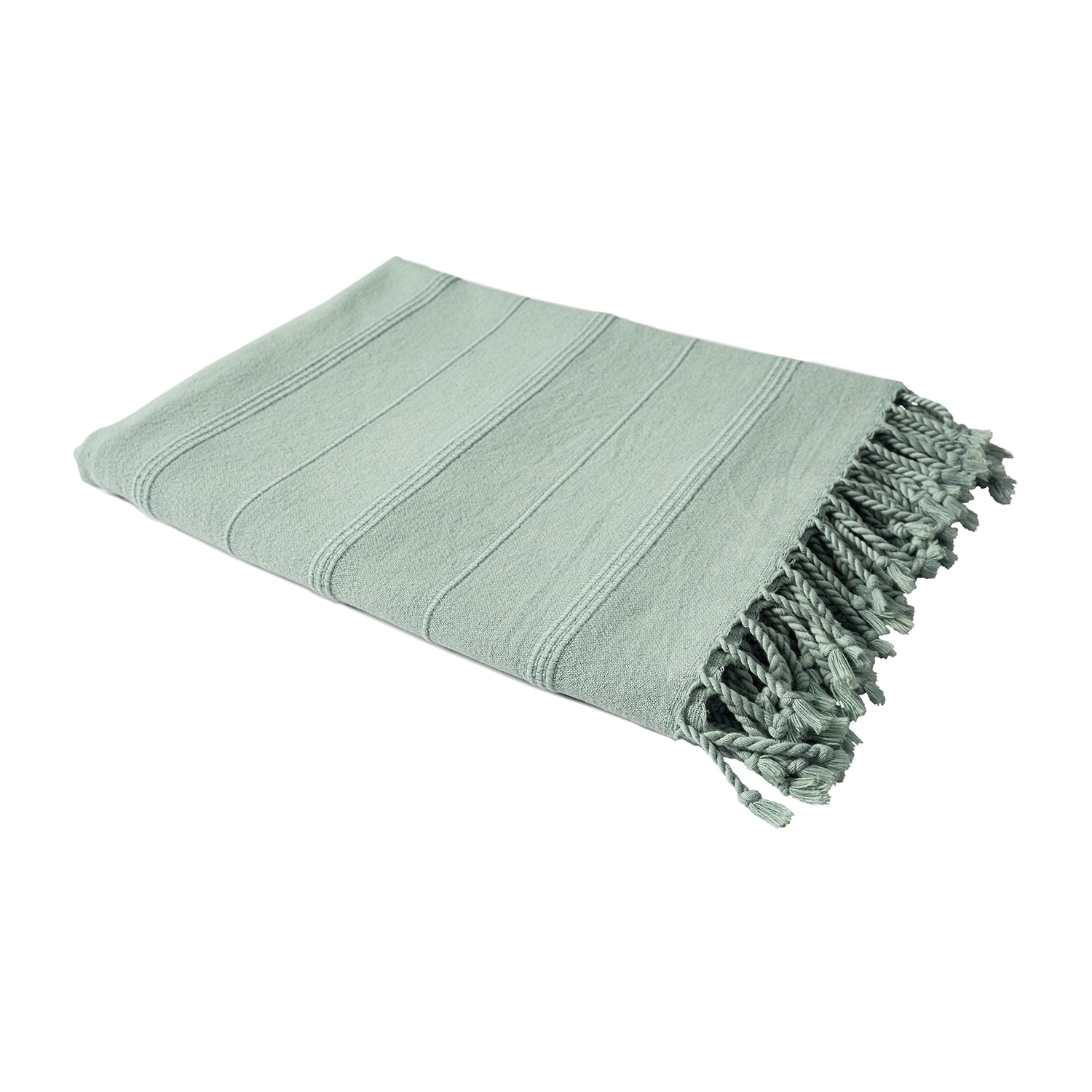 LR Home Silvia Stripe Washable Reversible Throw