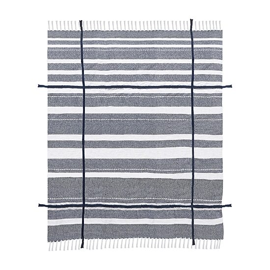 LR Home Adrian Stripe Washable Throw