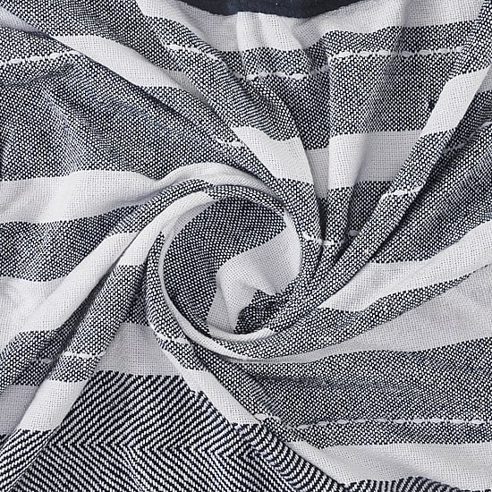 LR Home Adrian Stripe Washable Throw