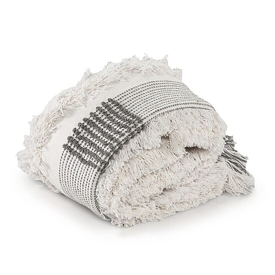 LR Home Wesley Checked Washable Throw