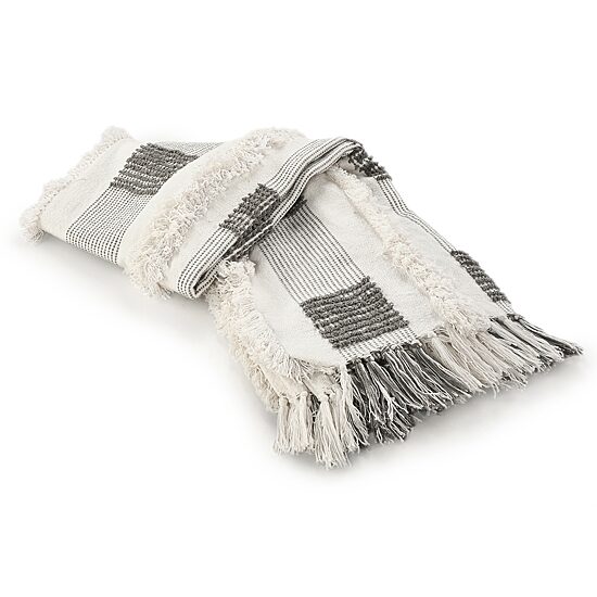 LR Home Wesley Checked Washable Throw