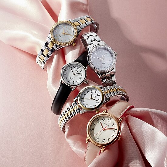 Timex Womens Silver Tone Bracelet Watch Tw2v39300ji