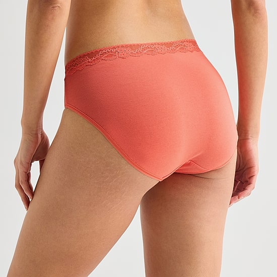 Ambrielle Cotton High Cut Panty