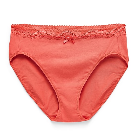 Ambrielle Cotton High Cut Panty