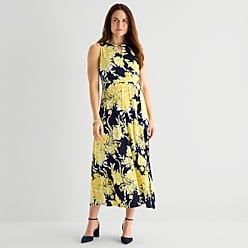 maxi dresses on clearance Women Dresses under $10! Cagogo Summer Maxi Dresses for Women Bohemian  Casual Halter Neck A-line Beach Vacation Sundresses Loose Fit Tiered Tank T  Shirt Long Dress