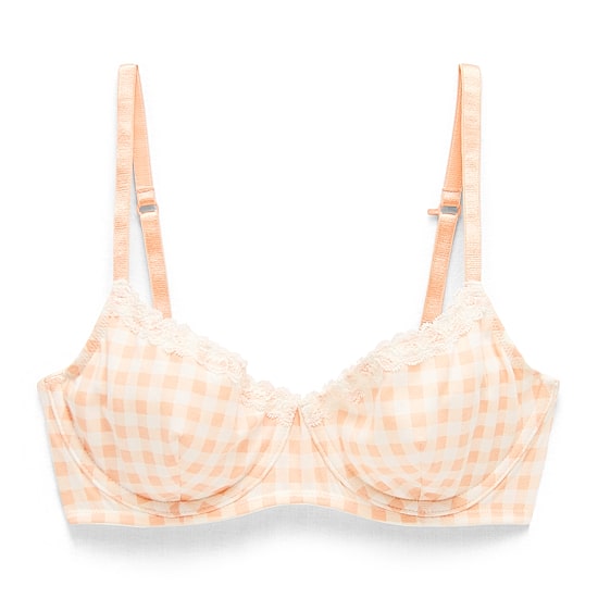Arizona Body Cotton with Lace Unlined Balconette Bra