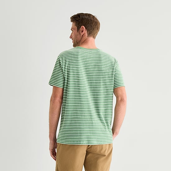 St. John's Bay Texture Mens Crew Neck Short Sleeve T-Shirt