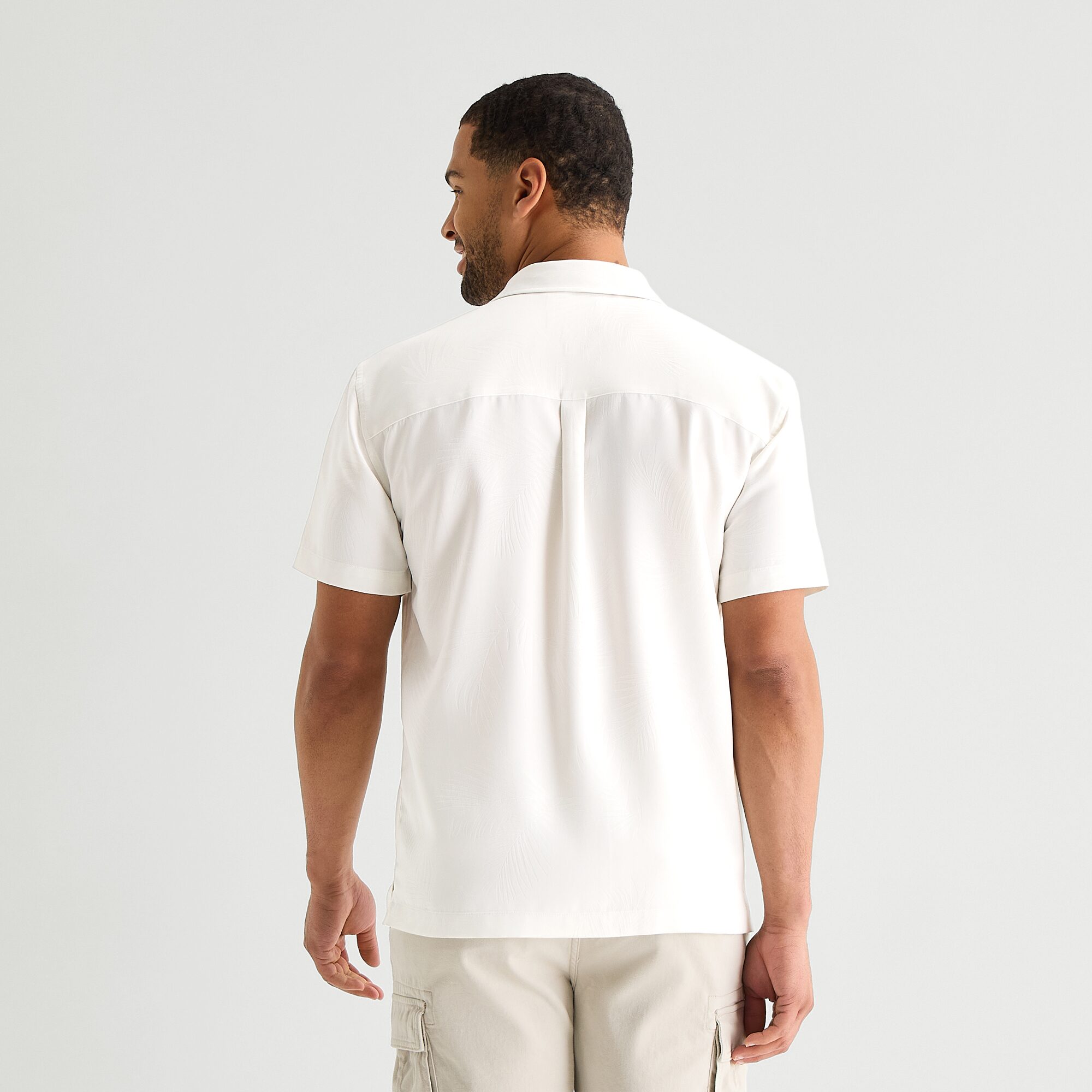 St. John's Bay Mens Short Sleeve Camp Shirt