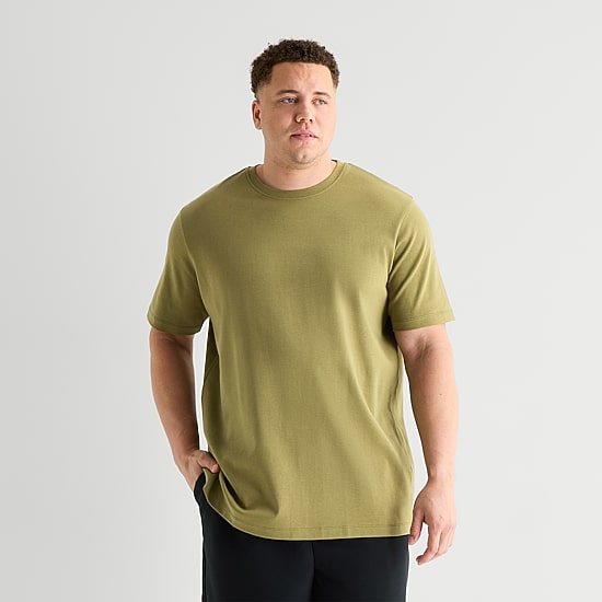 Stylus Mens Round Neck Short Sleeve Big and Tall T-Shirt