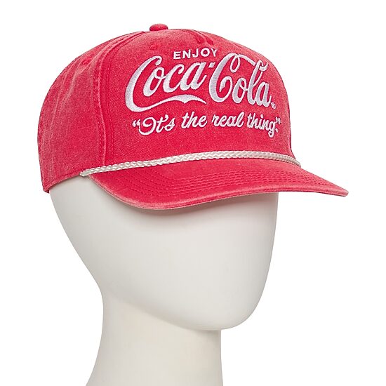 Coca-Cola Mens Embroidered Logo Baseball Cap