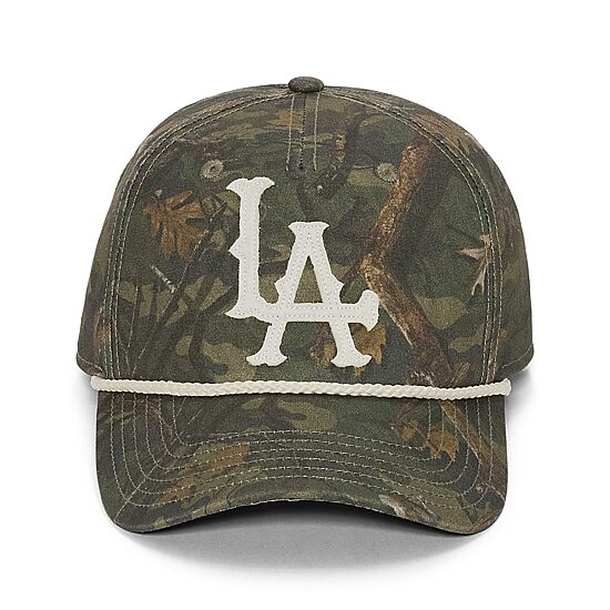 LA Mens Camo Print Baseball Cap