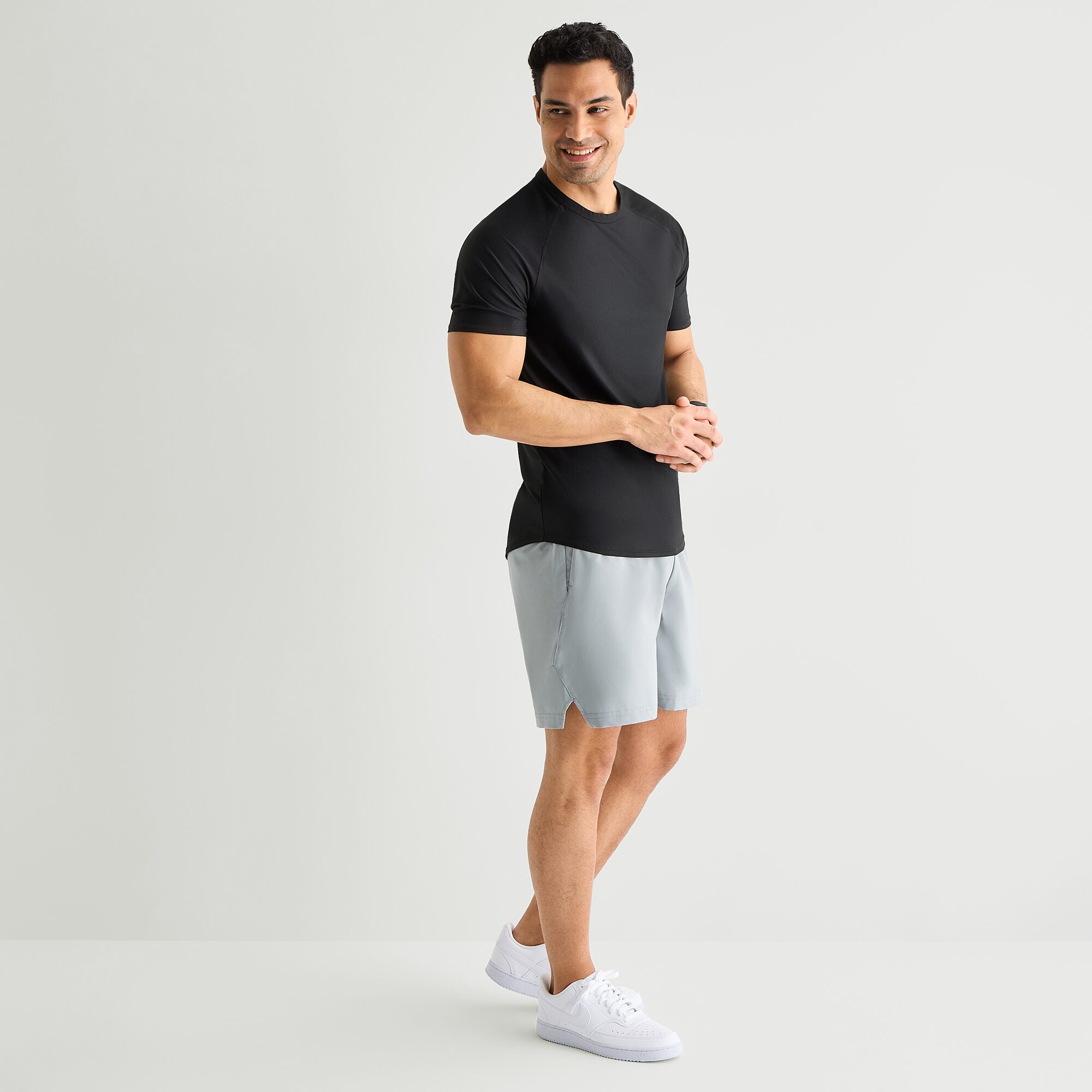 Xersion Mens Crew Neck Short Sleeve Quick Dry Active T-Shirt