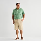 St. John's Bay Mens 10" Big and Tall Stretch Fabric Chino Short