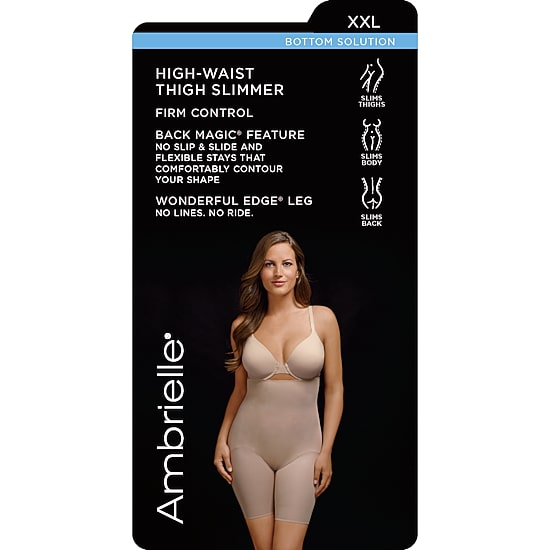 Ambrielle Wonderful Edge® Back Magic® High-Waist Thigh Slimmers