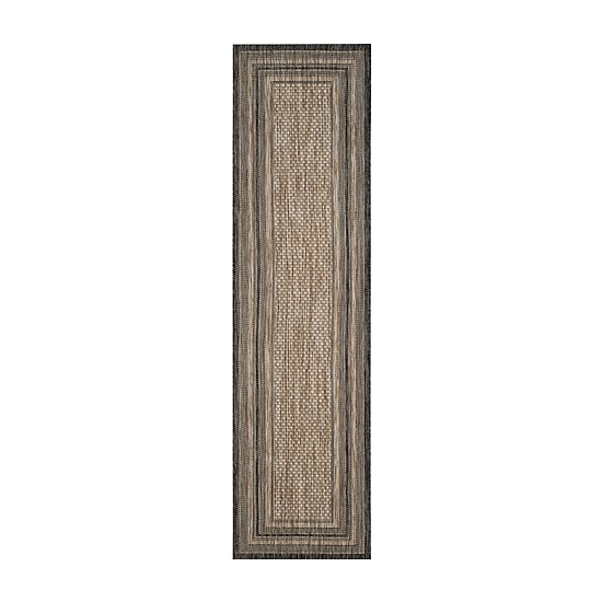 Safavieh Courtyard Collection Wanda Stripe Indoor/Outdoor Runner Rug