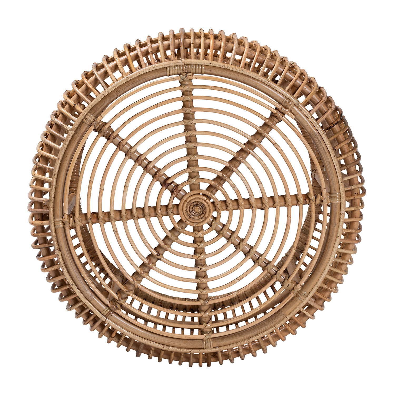 Aliane Rattan Round Rattan Coffee Table
