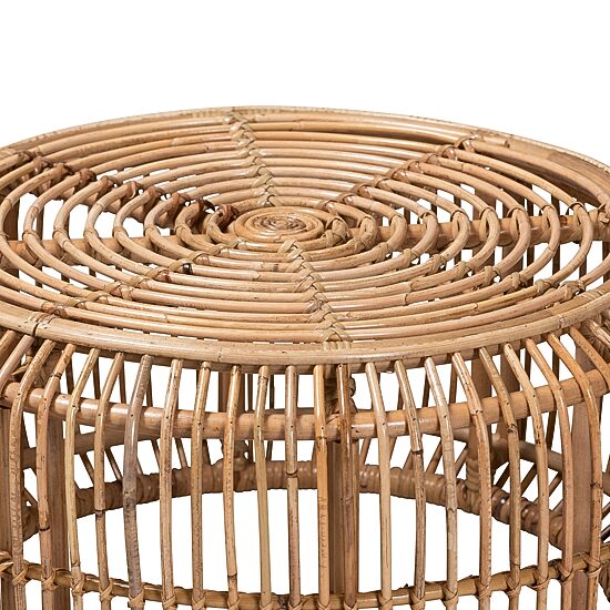 Aliane Rattan Round Rattan Coffee Table