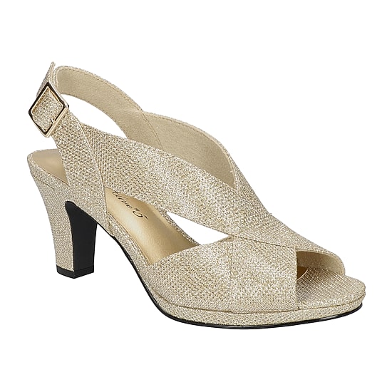 Easy Street Womens Christy Heeled Sandals