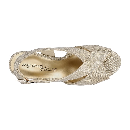 Easy Street Womens Christy Heeled Sandals