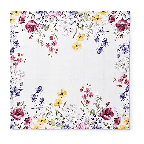 Threadmade Poppy Wildflower 4-pc. Napkins