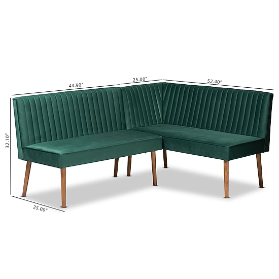 Alvis 2-pc. Bench