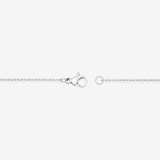 Mens Stainless Steel 18" 2.5mm Cable Chain