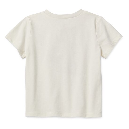 Okie Dokie Toddler & Little Girls Round Neck Short Sleeve Regular Fit Graphic T-Shirt