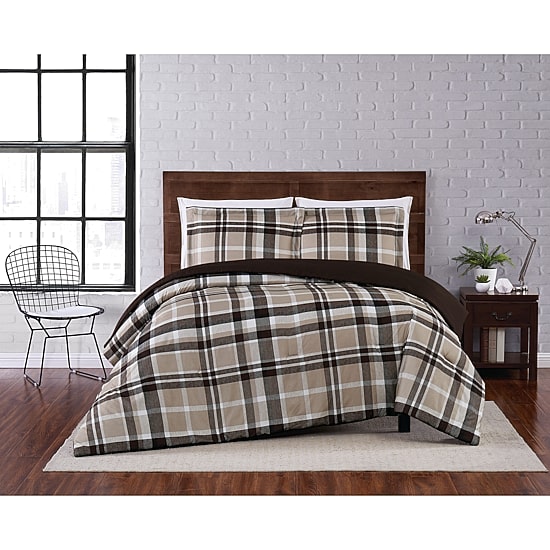 Truly Soft Paulette Plaid Midweight Comforter Set